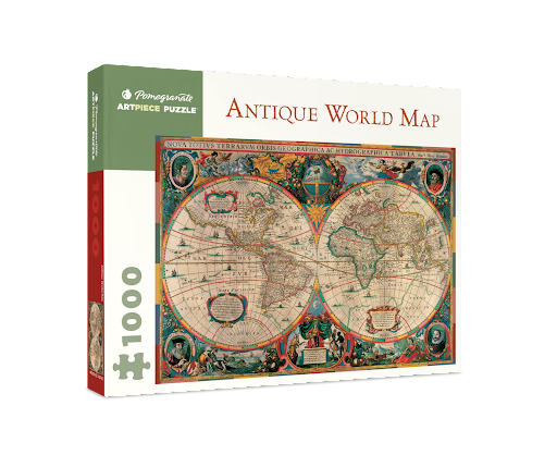 Antieke wereldkaart